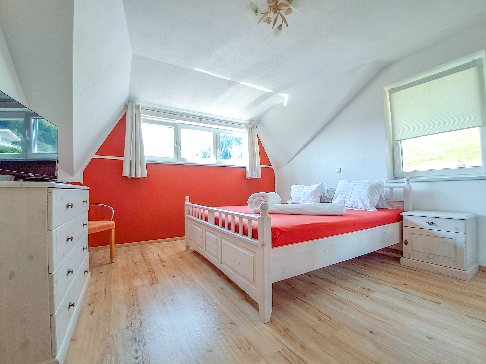 Wohnung Seeblick Ferienwohnung Sonnseitn Schlafzimmer Nordseite