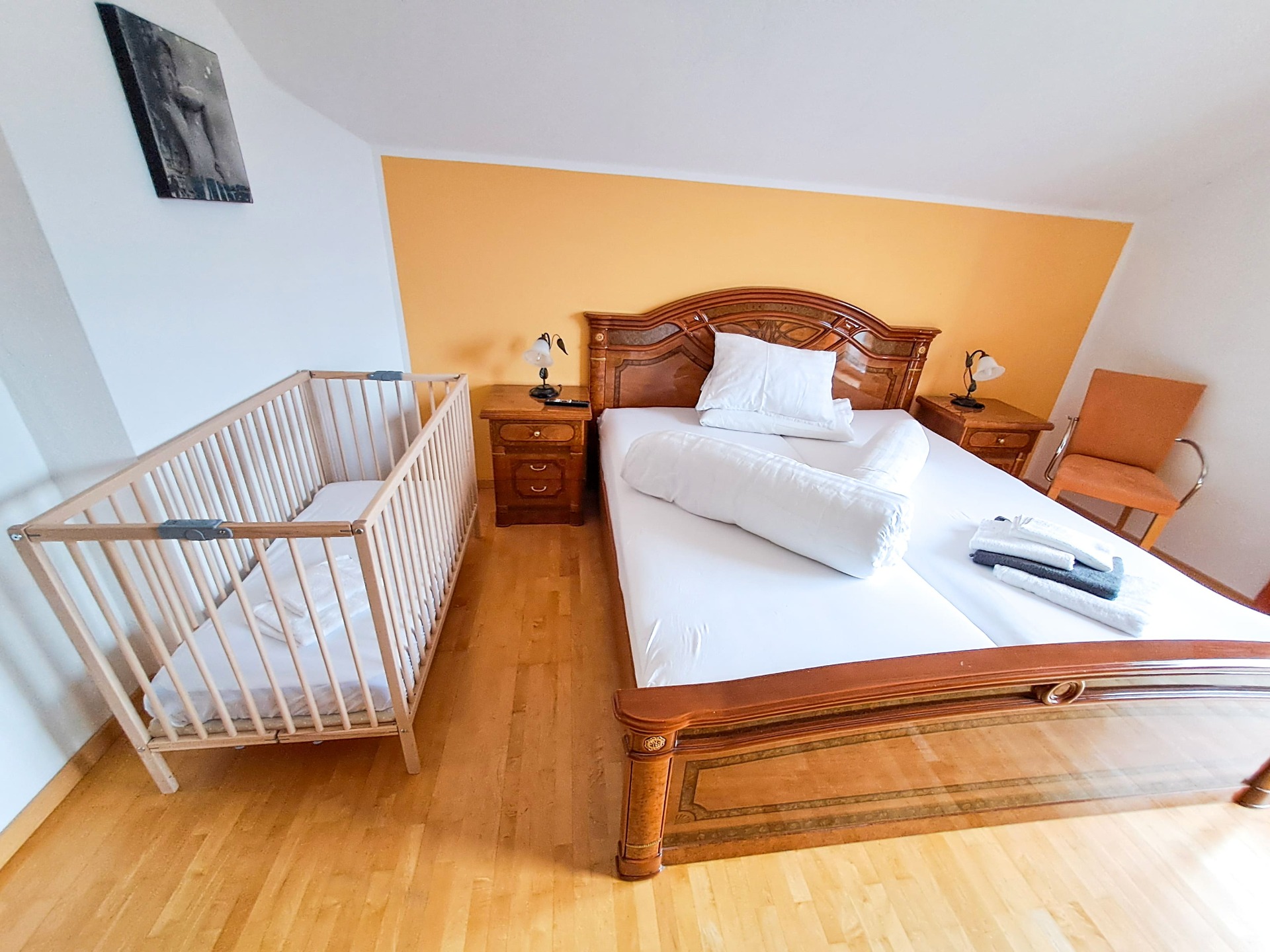 Wohnung Seeblick Ferienwohnung Sonnseitn mit Balkon und Blick auf den Ossiacher See
