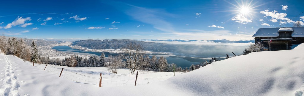 Ossiacher-See-im-Winter